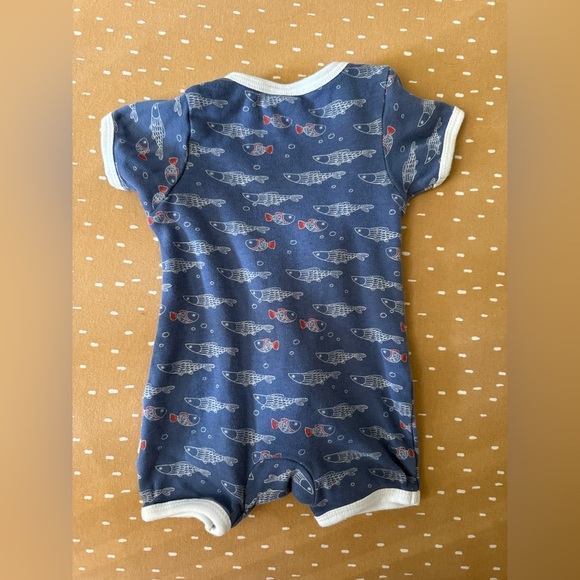 Tiny Twig Organic Cotton Shorts Onesie 0-3 months - Picture 2 of 3